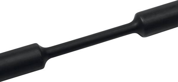 HellermannTyton 319-07600 Krympeslange uden lim Sort 76.20 mm 38.10 mm Krympningshastighed:2:1 1 m
