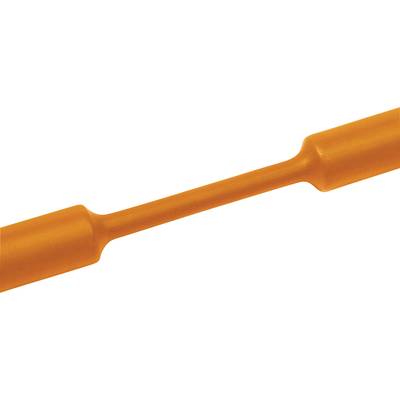 Et orange plastikværktøj med en smal midtersektion og fortykket endings, som bruges ved håndværksmæssige eller mekaniske arbejdsopgaver.