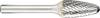 Metabo 628356000 Fræsestift Hårdt metal Kegle Skaftdiameter 6 mm 1 stk.