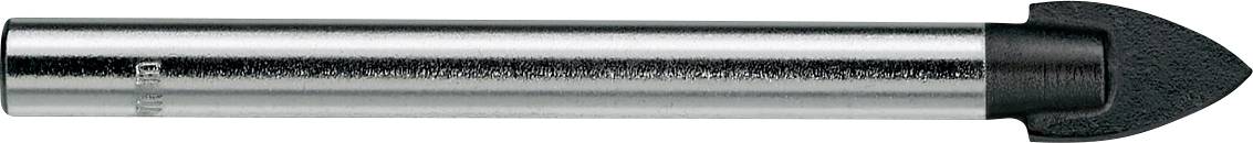 En spids metalstylus eller penspids med sort greb, vist vandret på hvid baggrund.