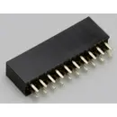 TRU COMPONENTS Bøsningsliste (standard) Antal rækker: 2 Poltal hver række: 15 TC-2506301 1 stk
