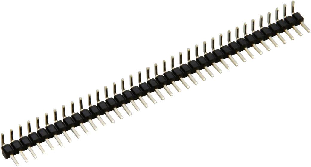 TRU COMPONENTS Stiftliste (standard) Antal rækker: 1 Poltal hver række: 2 TC-2506396 1 stk