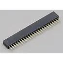 TRU COMPONENTS Bøsningsliste (standard) Antal rækker: 1 Poltal hver række: 4 TC-2506269 1 stk