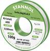 Stannol Kristall 600 Fairtin Loddetin, blyfri Blyfri Sn96,5Ag3Cu0,5 100 g 0.5 mm
