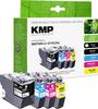 KMP Blæk erstatter Brother LC-3219XLBK, LC-3219XLC, LC-3219XLM, LC-3219XLY Kompatibel Kombi-pakke Sort, Cyan, Magenta, Gul B58VX 1537,4005