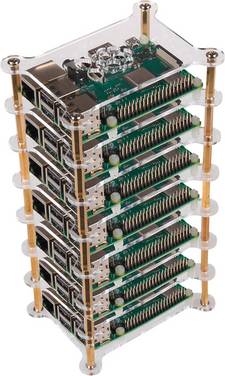 Joy-it RB-Case+19 SBC-kabinet Passer til: Raspberry Pi®  Akrylglas klar