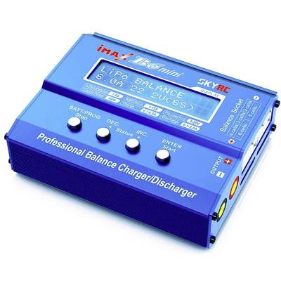 SKYRC B6 Mini Modelbyggeri-multifunktionsoplader 6 A LiPo, LiFePO , Li-Ion, NiMH, NiCd, Bly
