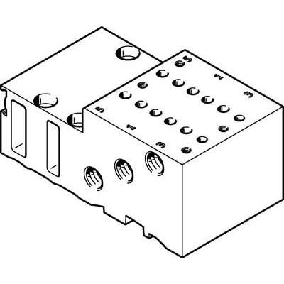 FESTO 525122 MHP2-PR2-5 Tilslutningsblok