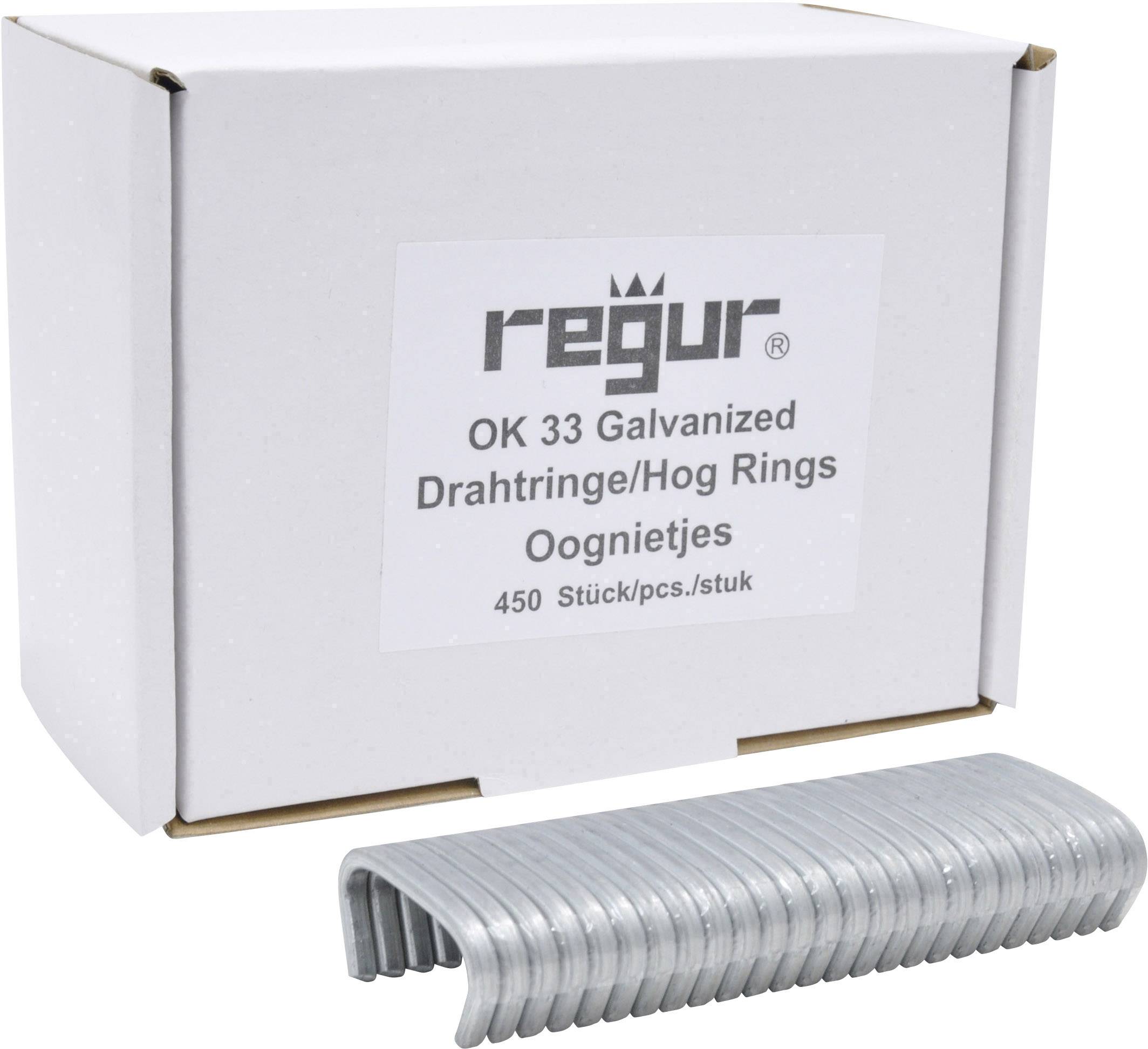 Regur 60721 Trådtringe 450 stk Dimensioner (L x B) 35 mm x 95 mm