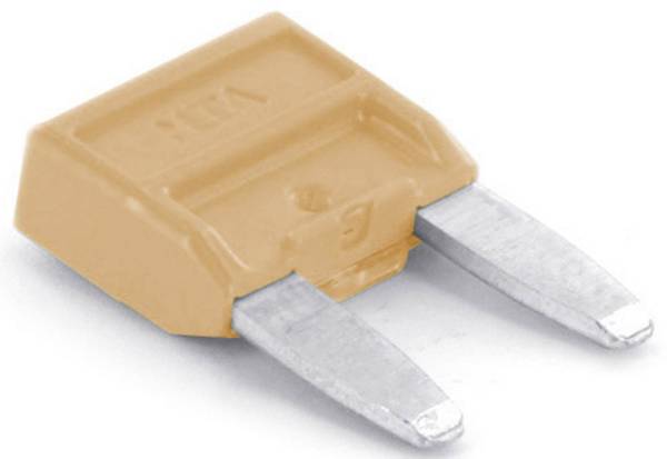 TRU COMPONENTS 8551236 Bil mini fladsikring 5 A Lysebrun 1 stk