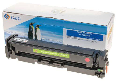 G&G Tonere erstatter HP 201A, CF403A Kompatibel Magenta 1400 Sider NT-PH201M 14371