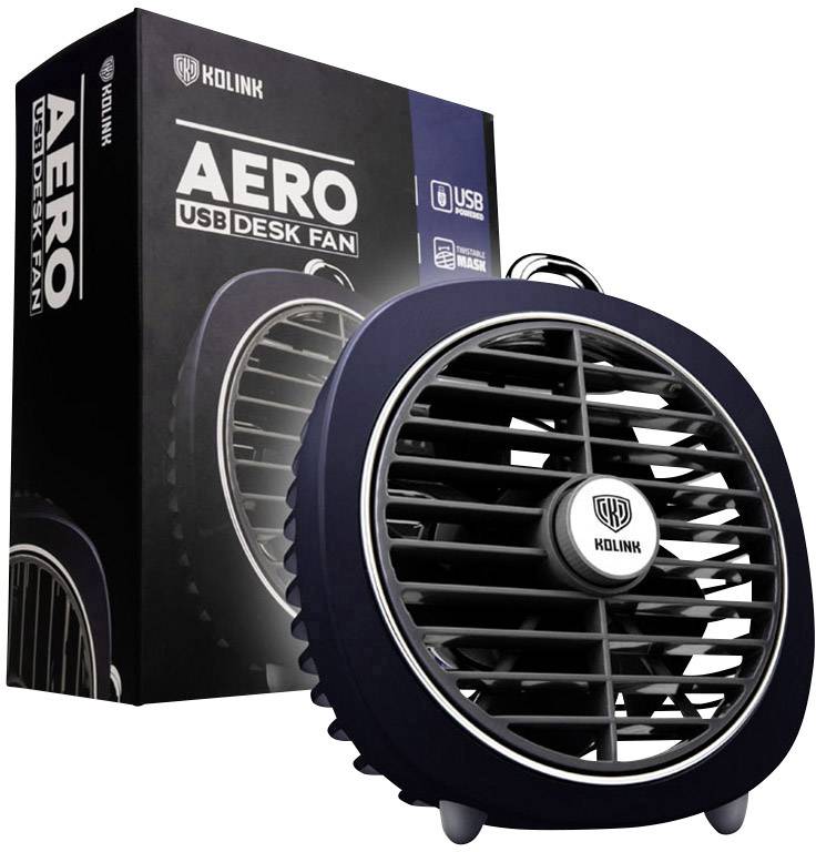 Klappe familie Ray Kolink Aero USB-ventilator (B x H x T) 125 x 57 x 135 mm |  Conradelektronik.dk