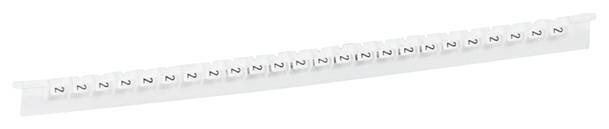 Legrand Legrand 037782 Mærkningsclip Påtrykt 2 Udvendigt diameter-område 0.80 til 2.20 mm 037782