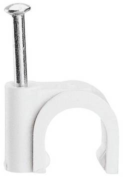 Legrand Legrand 031556 Sømclips  031556 Bundt-Ø-område 7 mm (max) Bundt-Ø (fast)=7 mm  Klar hvid 1000 stk