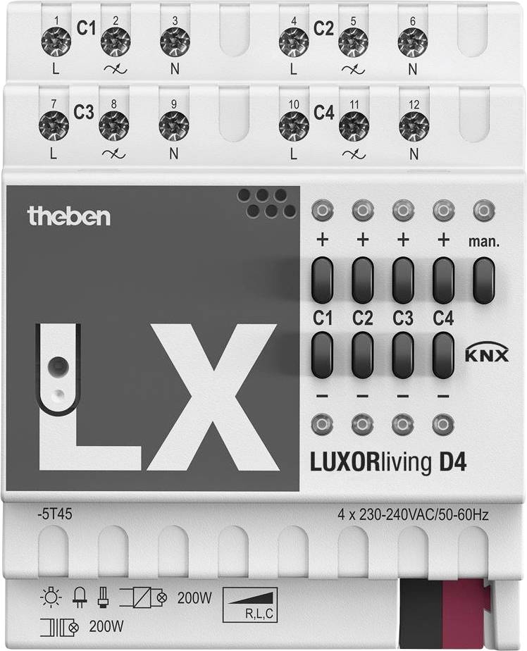 Theben LUXORliving D4 Dæmperaktuator