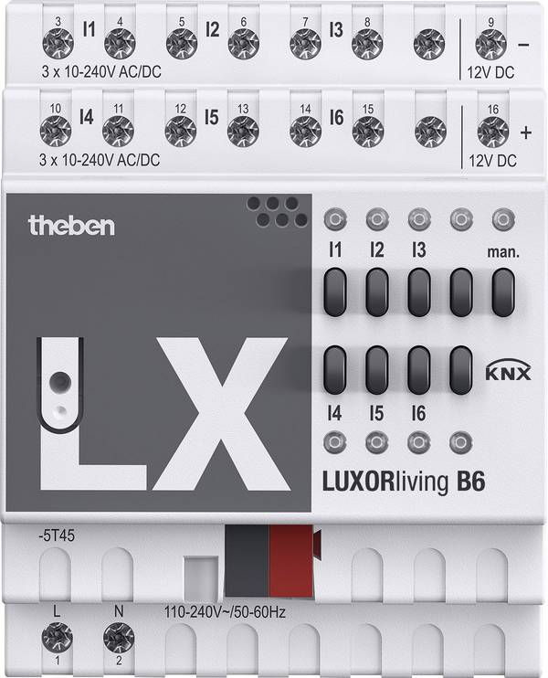 Theben KNX LUXORliving B6 Binær