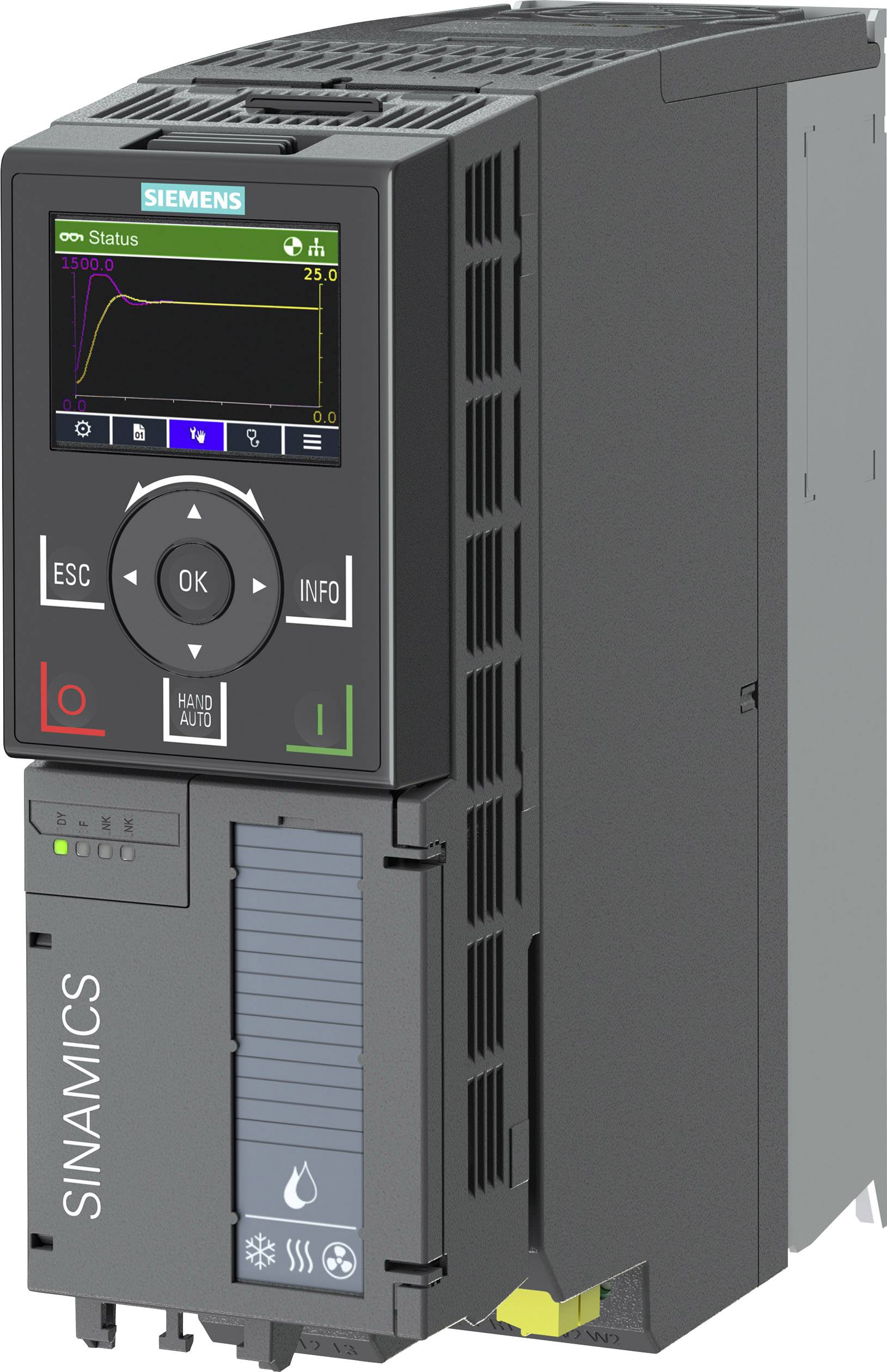 Siemens Frekvensomformer 6SL3220-3YE10-0AF0 0.75 kW 3-faset 380 V, 480 V