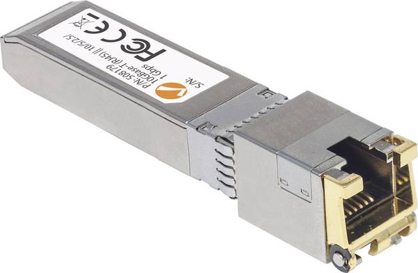 Intellinet 508179 10Gb SFP+Mini-GBIC Transceiver für RJ45-Kabel 30m bis 10 Gbit/s mit Cat6a-Kabel SFP (mini-GBIC) transceivermodul  10 GBit/s