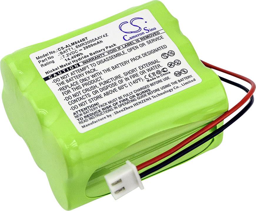 CS Cameron Sino Sikkerhedsteknik-batteri Erstatter original-batteri 228844, 6MR2000AAY4Z, BATT1, BATT2X 2GIG 7.2 V 2000 mAh