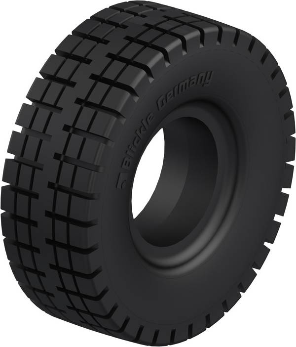 Blickle 164756 BSEV 3.00-4 Dæk Hjuldiameter: 250 mm Bæreevne (maks.): 480 kg 1 stk
