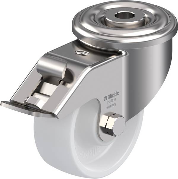 Blickle 740072 LEXR-PO 80XR-FI Styrehjul med bremse Hjuldiameter: 80 mm Bæreevne (maks.): 150 kg 1 stk
