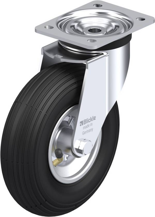 Blickle 255018 L-P 220R Hjul Hjuldiameter: 220 mm Bæreevne (maks.): 100 kg 1 stk