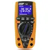 HT Instruments 1010330-ISO Hånd-multimeter Kalibreret (ISO) digital med skærmbaggrundsbelysning, ISO kalibreret, Hukommelse for øjebliksværdi, gennemgangsprøvning, Kapacitetsmåling, Proces-strømudledning CAT III 1000 V, CAT IV 600 V Visning (counts): 6000