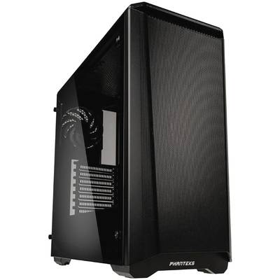 Phanteks Eclipse P400A Midi-tower PC-kabinet Sort 2 forudinstallerede blæsere , Siderude , Støvfilter