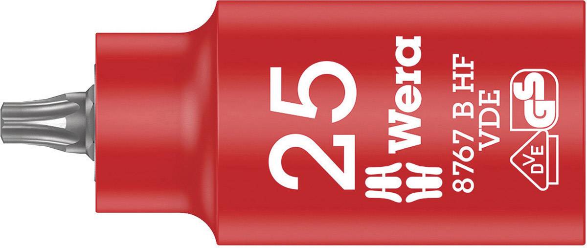 Wera 8767 B VDE HF 05004921001 TX Topnøgle-bit-indsats Isoleret 3/8" 1 stk. 3/8" (10 mm)
