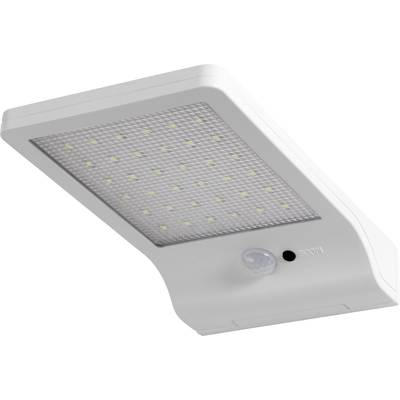 LEDVANCE DoorLED Solar L 4058075267909 Solcelle-udendørs vægbelysning med bevægelsessensor LED (RGB) Hvid