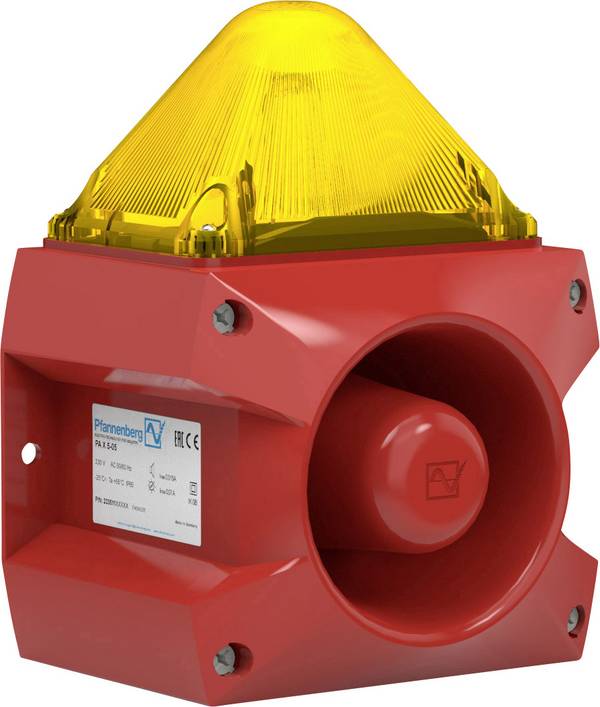 Pfannenberg Optisk-akustik signalgiver  PA X 5-05 24 DC YE Gul  24 V/DC 105 dB