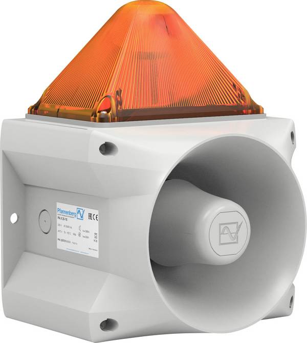 Pfannenberg Optisk-akustik signalgiver  PA X 20-15 24 DC AM 7035 Orange  24 V/DC 120 dB