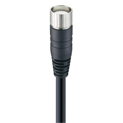 Lumberg Automation 60708 Sensor-, aktuator-stik, M23 Kobling, lige 15.00 m Pol-tal (RJ): 19 1 stk