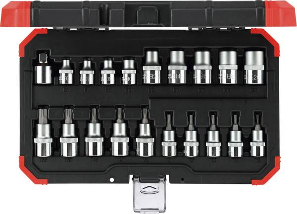 Gedore RED R68003020 Topnøglesæt Tommer 1/2" (12,5 mm) 20 dele 3300045