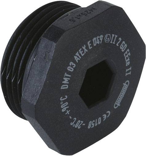 Kaiser Elektro 8841.20 Blindprop med O-ring M20 Plastic Sort 1 stk