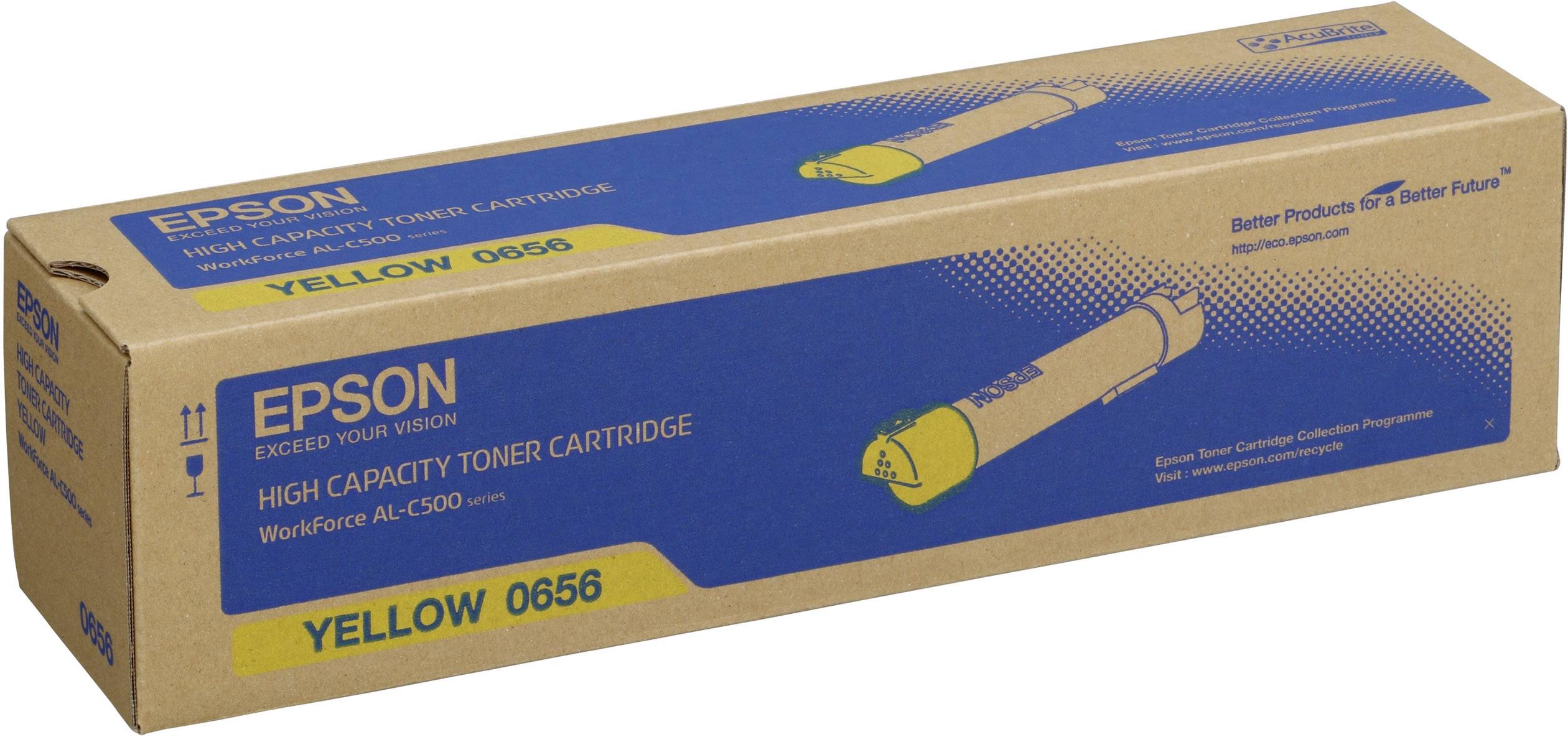 Epson Tonere 0656 Original Gul 13700 Sider C 13 S0 50656
