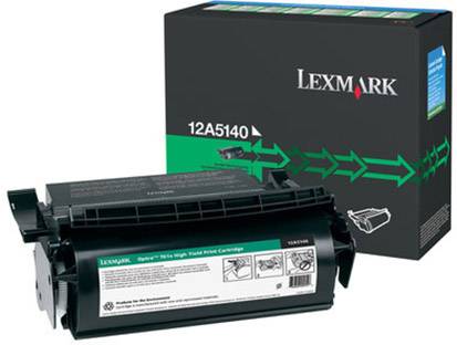 Lexmark Tonere Optra T610, T610n, T610tn, T612, T612n, T612tn, T614, T614n, T614tn, T616, T616n Original Sort 25000 Sider 12A5140