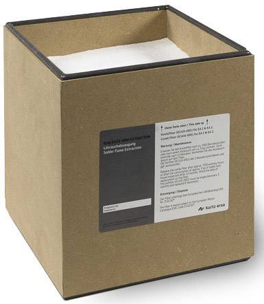 'ERSA EASY ARM EXTRACTION Lodderøgsudsugning' på en brun, firkantet kasse med et gråt etiket på siden.