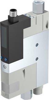 FESTO Vakuumsugedyse OVEM-07-H-B-GO-CE N-2P 540015 27.6 V/DC G 1/4, Lyddæmper Nominel dimension 0.70 mm Kabinetmateriale Trykstøbt aluminium, PA Forseglingsmateriale NBR