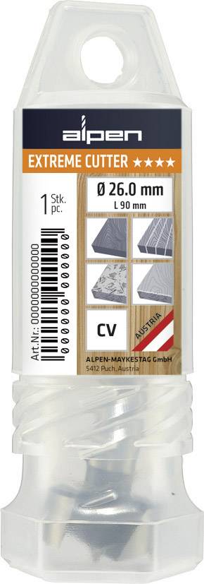 'Extreme Cutter' fra Alpen, diameter 26,0 mm, længde 90 mm. Emballagen viser billeder af anvendelser, fremstillet i Østrig.