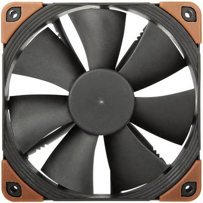 Noctua NF-F12 PC-kabinet-blæser Sort (B x H x T) 120 x 120 x 25 mm