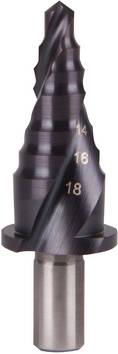 RUKO 101068F-1  HSS Trinbor   Samlet længde 68 mm   3-fladeskaft 1 stk