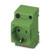 Phoenix Contact Stikdåse EO-CF/PT/LED/F/GN Grøn 250 V/AC (L x B x H) 60 x 45 x 75 mm Piece 5 stk