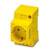Phoenix Contact Stikdåse EO-CF/PT/YE Gul (L x B x H) 60 x 45 x 75 mm 5 stk