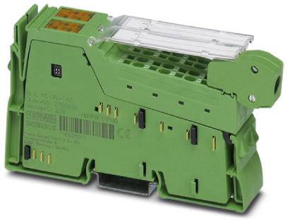 Grøn elektronisk multistik med gennemsigtig låg, bruges i elektriske applikationer.