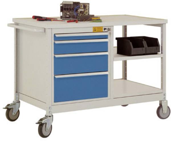 Manuflex LW1002.5007 Arbejdsbænke (B x H x T) 1135 x 780 x 590 mm