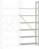 Manuflex RA2462 Stålreol tilbygningsmodul (B x H x T) 960 x 2250 x 300 mm Stålbund
