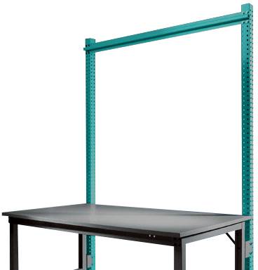 Industri-arbejdsbord med en robust metalstruktur, justerbar højde og en solid, glat arbejdsflade.