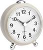 TFA Dostmann 60.1030.09 Quarz Vækkeur Beige Alarmtider 1