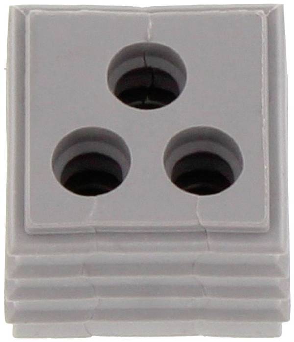 Weidmüller CABTITE SE 3/5-6 SML GY Kabeltylle åben, med trækaflastning, slidset, Vandtæt Monteringshul diameter 6 mm Klemme-diameter (max.) 6 mm  Plastic  Lysegrå 10 stk